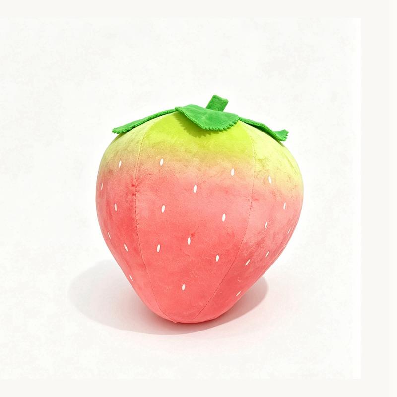 40cm Lebensechte Lebendige Erdbeer-Plüschtiere Gefülltes Weiches Farbverlauf-Frucht-Kissen Schöne Heimdekoration Lustige Spielzeug-Requisiten 30x40 cm