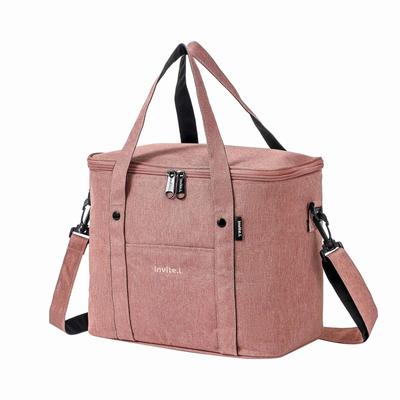 1pc Insulated Lunch Bag For Men/Women, Reusable Large Lunch Cooler Box Tote Shoulder Strap For Work Office Picnic Beach Travel
