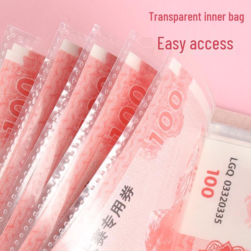 International Currency and Coin Collection Album with Money Clip and Ledger