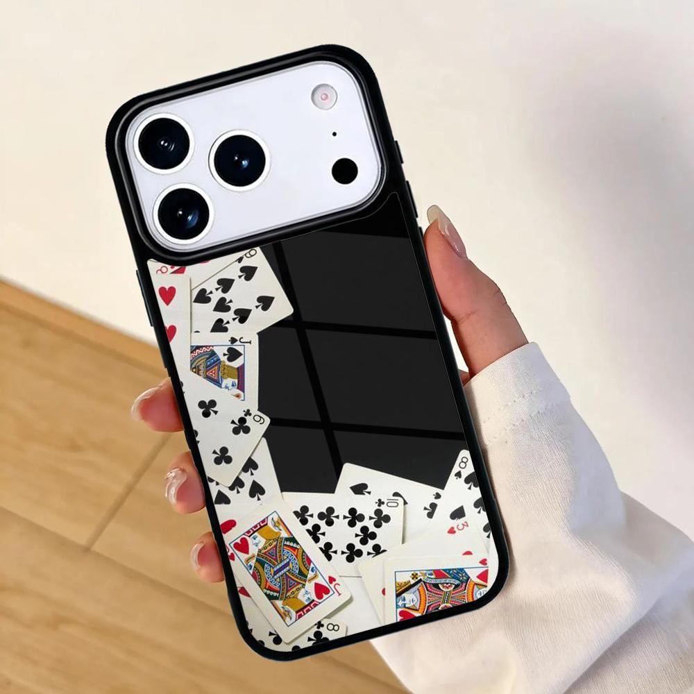 POKER PLAYING CARDS Mobile Phone Case for IPhone 17 AIR 16pro Max 15 14 13 12 11 Bumper Cover