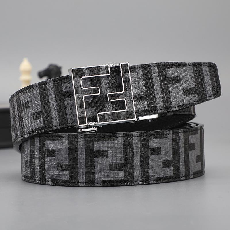 Herren-Ledergürtel im Retro-Stil mit Buchstaben-Design und Automatikschnalle (2025) – Trendig & Stilvoll 115 cm