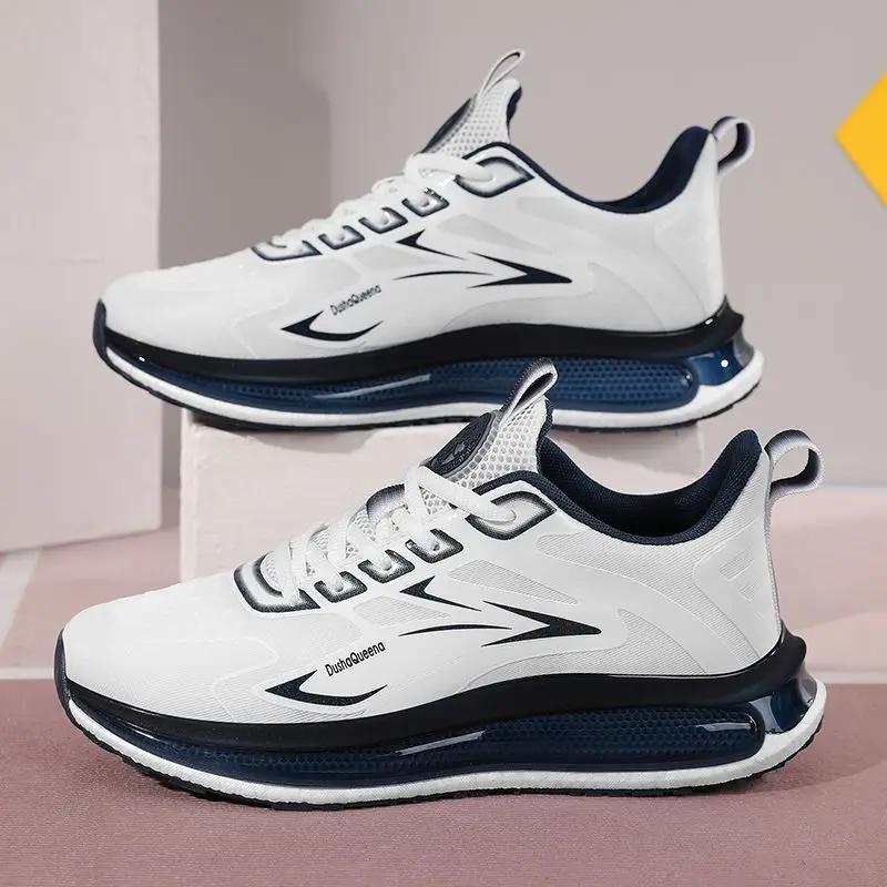 Fashion Cushioned Insole Male Sports Shoes Mesh Upper Outdoor Black Size 9 Stylish Original Deals Walking Wide Gym Men's Casual Sneakers
