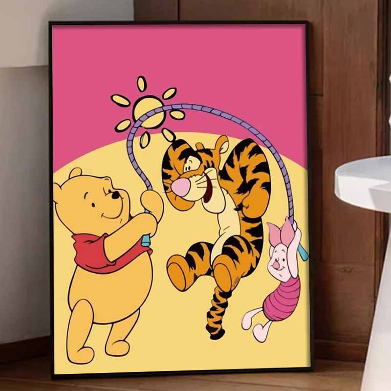 Disney Diamond Painting 5D DIY Winnie the Pooh Diamond Art Painting Kit Adult/Beginner Gift Idea Home Decor