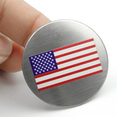 Metal Shift Knob Trim American Flag Style For Chrysler Dodge Ram 1500 Durango