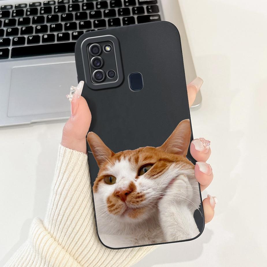 For Samsung Galaxy A21s Case SM-A217F New Fashion Cartoon Painted Cover Shockproof Phone Case For Samsung A21s A 21 s Soft Shell