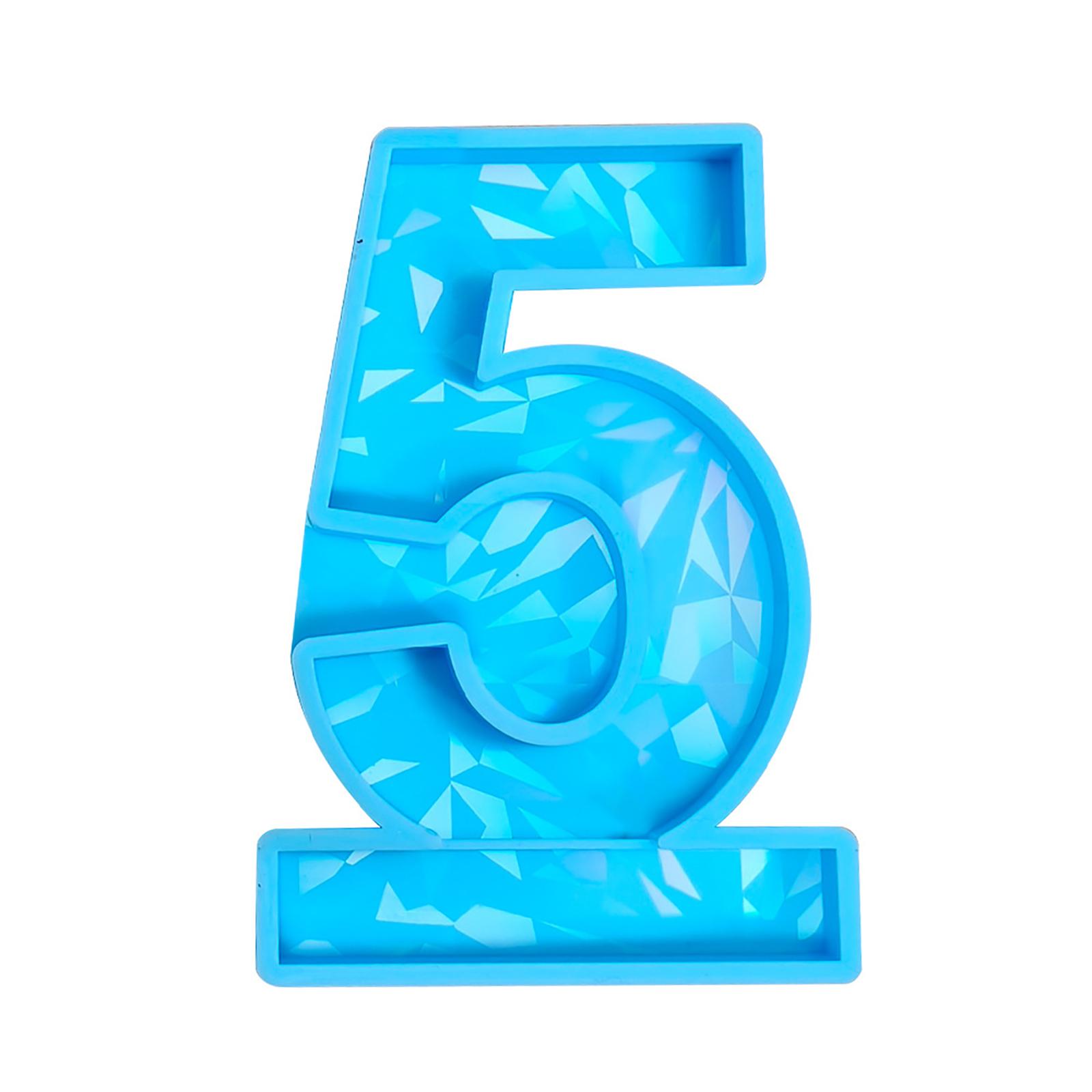 

Силіконова форма 3D з арабськими цифрами. Форми для свічок до дня народження. Для виготовлення помадного торта. Форма для шоколадних цукерок. Інструмент для прикраси. 5