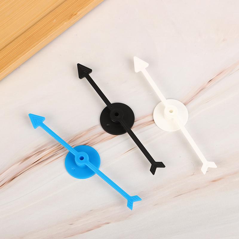 6 stk 10 cm Plast Roterende Pilpeker DIY Brettspill Barnas Leketøystilbehør DIY-tilbehør