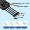 Newmine 10000mAh Power Bank with Built-in Cable