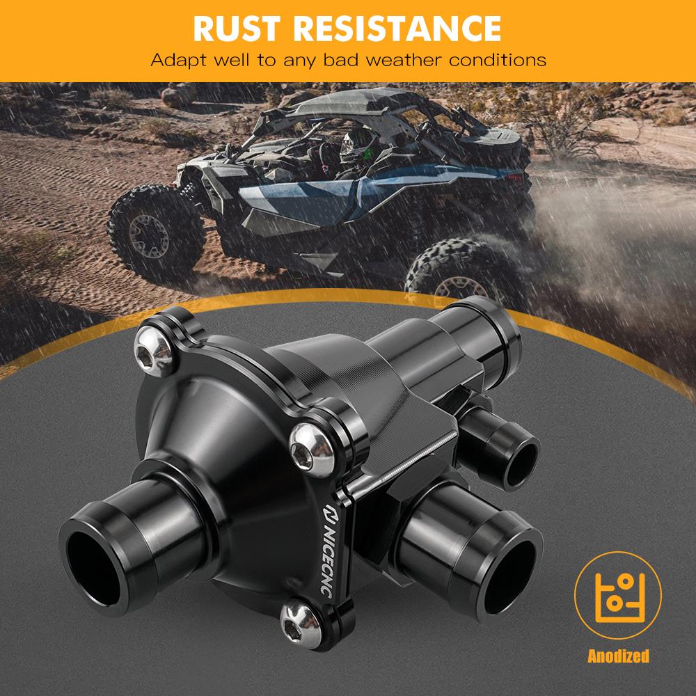 For Can Am Maverick X3 2017-2018 DEFENDER 2016 Trail 1000 EFI MAX Turbo Defender Sport 1000 Upgraded Thermostat UTV Accessories