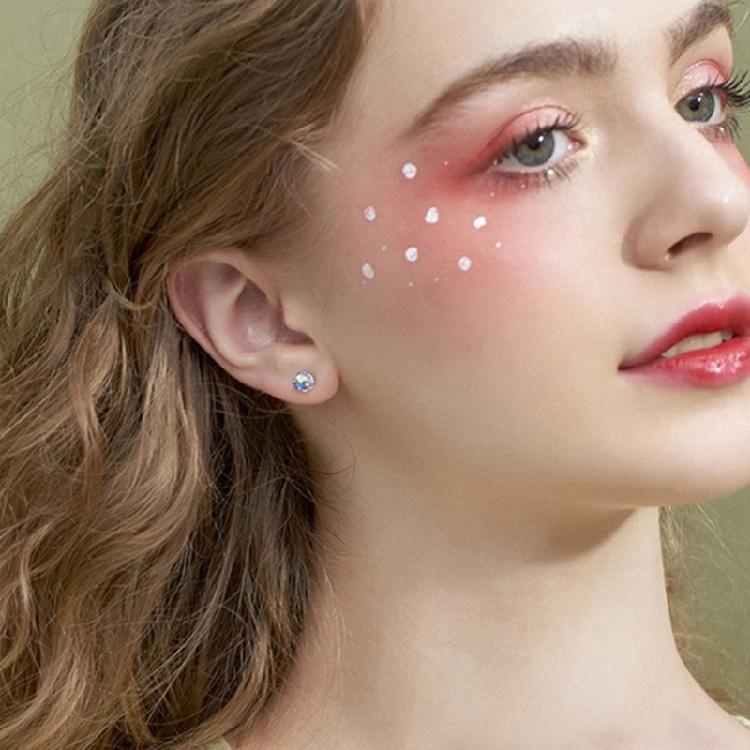 Bunte Kristallkugel Ohrstecker Handgefertigt Modische Ohrstecker Schmuck Geschenk für Frauen Mädchen Retro Stil Accessoires