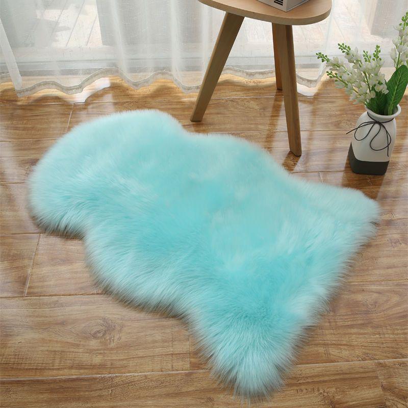 Luxury Faux Wool Plush Bedroom and Living Room Rug