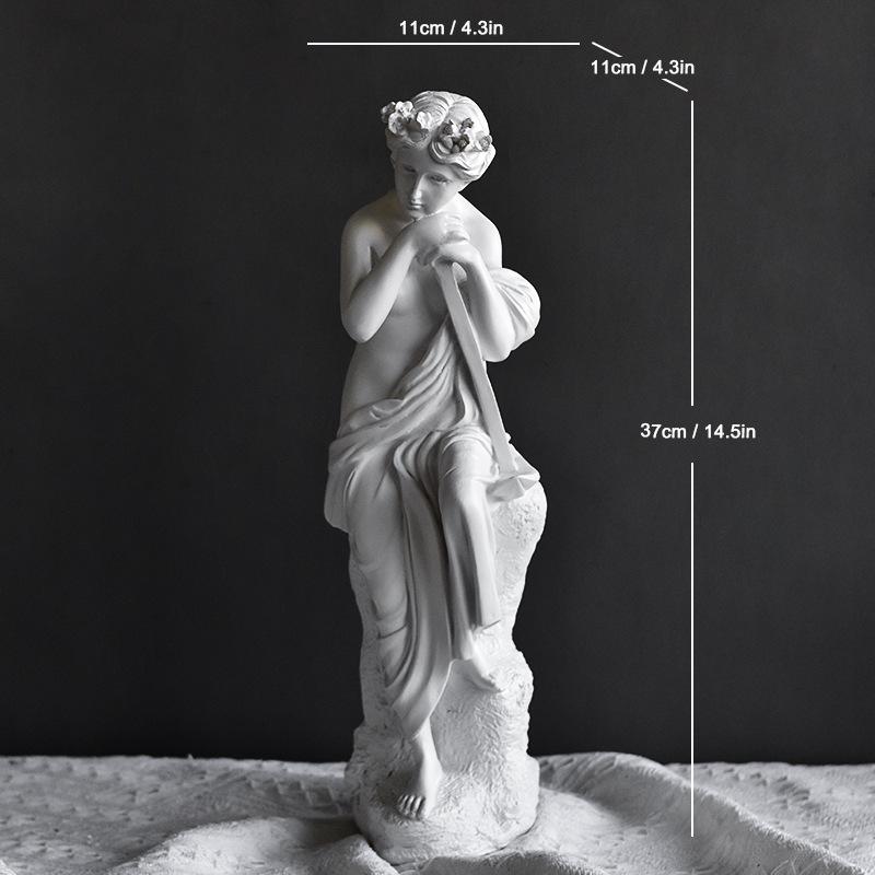 

Стародавня Греція Венера, що народжується, Богиня Смоляна Скульптура Ручної Роботи Класична Жіноча Статуя Афродіта Орнамент Декор Мистецтво Колекціонер