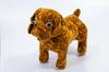 Miyabi Kinkazan Plush Toy, Chinchilla, Gold, Bulldog, MI-BDCCGO