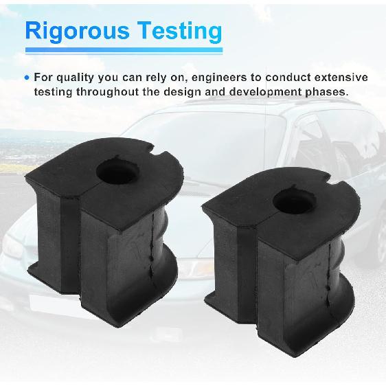 No.K201312/9L8Z5493A/ZZD028102 Front Left Front Right Stabilizer Sway Bar Bushing Kit for FORD ESCAPE 2009-2012 Rubber Suspension Kit Black 2 Pcs