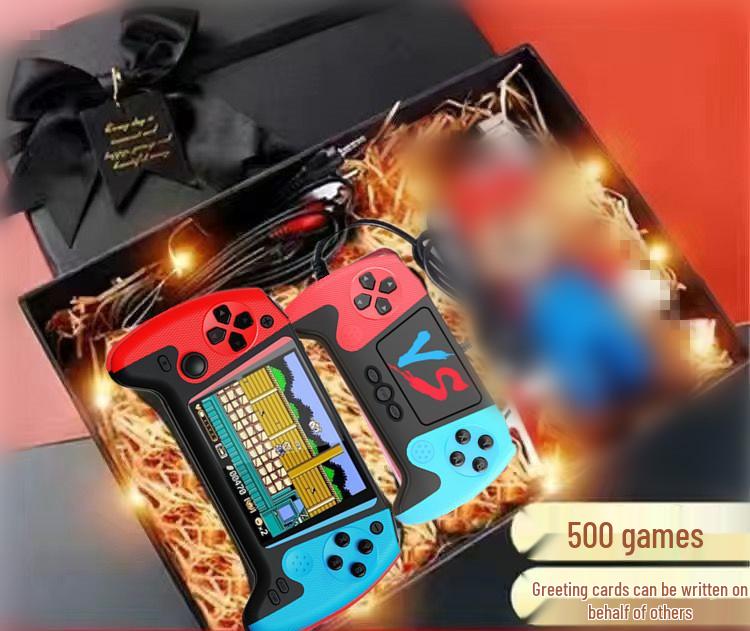 Sup Handheld Console: Two-Player Classic TV Game with 8090 Nostalgic Rechargeable Games