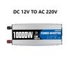 10000W Inverter 12v24v48V DC To 220VAC for Microwave/Drill/Medical Equipment Overload Alarm Construction/Truck/Farm Off-Grid Use