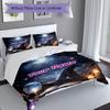 3PC Custom Name Witchcraft Moonlit Spell Bedding Set Duvet Cover Closure Includes 1 Duvet Cover & 2 Pillowcases for Bedroom