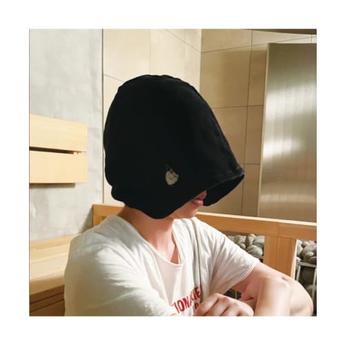 Relax Meditation Sauna Hat (Made in Imabari) Sauna Black