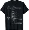 San Francisco Golden Gate-bron Kalifornien USA Souvenir T-shirt