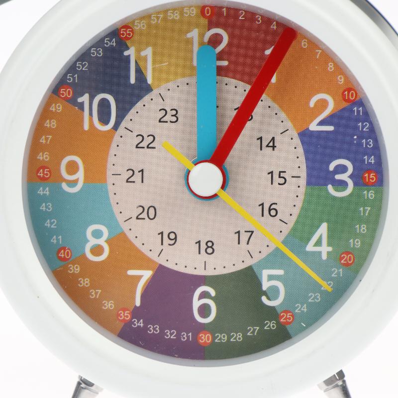 Kids Learning Alarm Clock Cute Colorful Silent Wake Up Clock for Children Bedroom Home Portable Travel Use