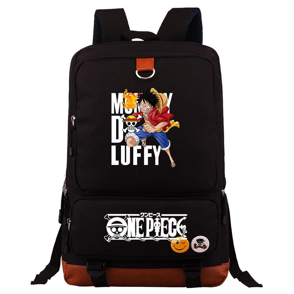 Anime Cartoon Print Teen Student Schoolbag Large Capacity Travel Bag Men And Women Backpack