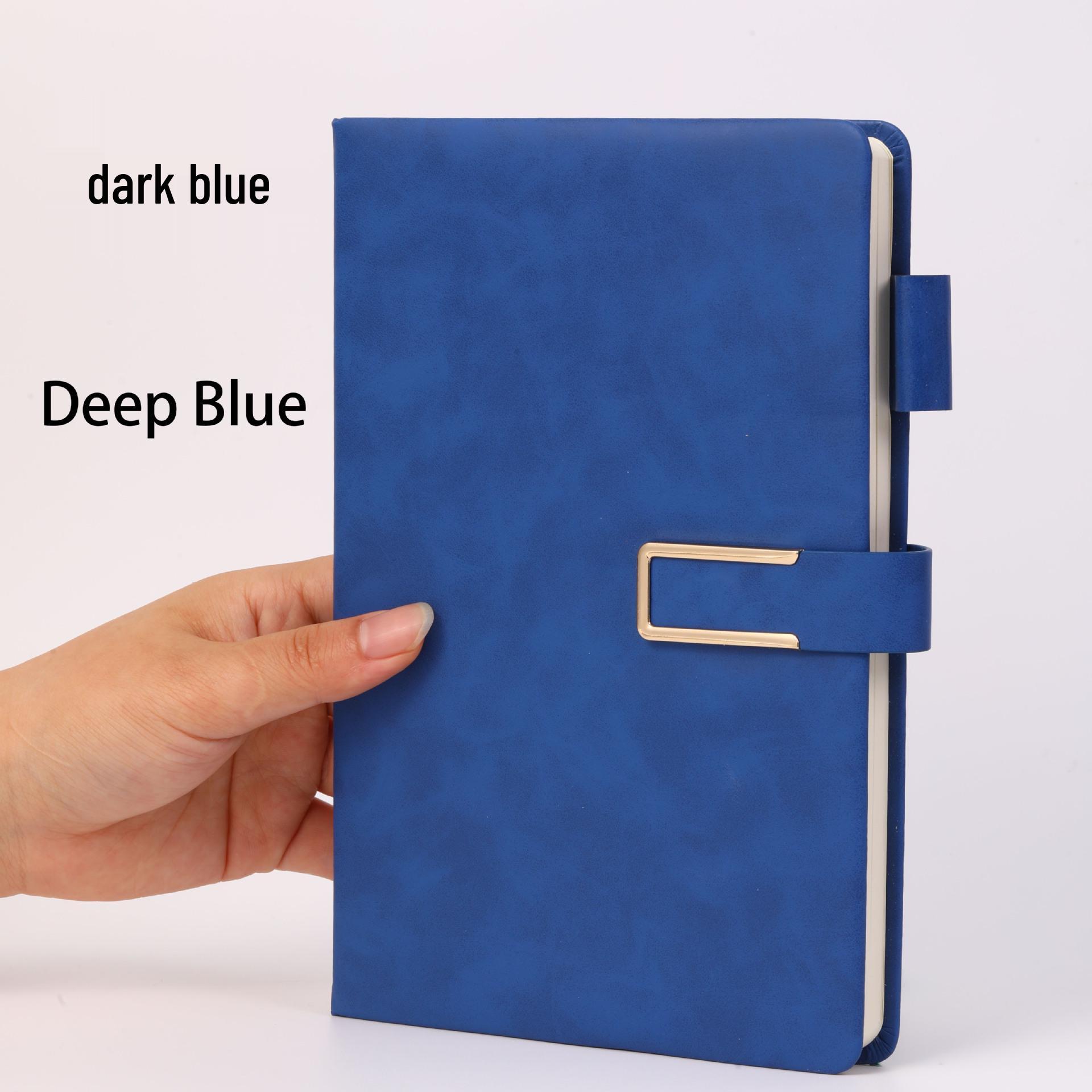 

Надзвичайно товстий шкіряний блокнот A5 із пряжкою - Ідеальний для студентів та бізнесу, простий дизайн щоденника