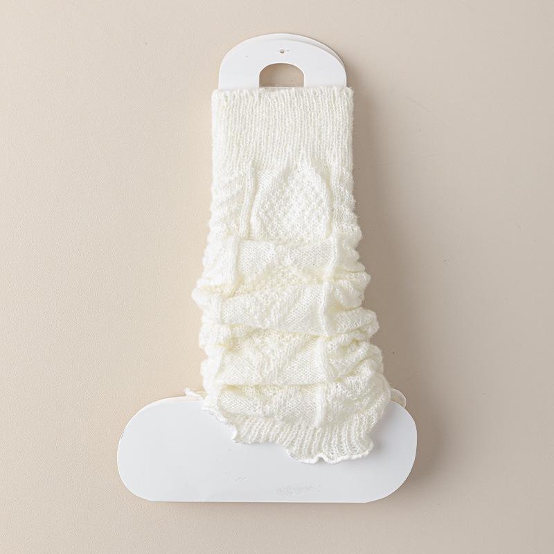 

Женские гетры с присборенной голенью: Белый стиль Y2K на все сезоны One Size (80-120 cm)