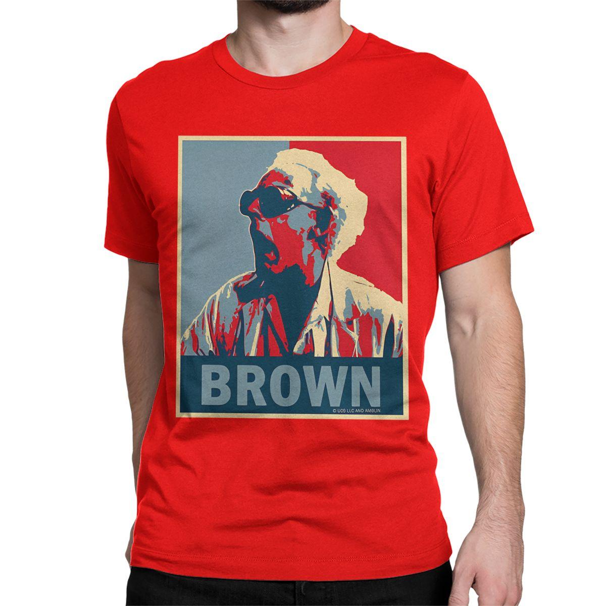 

Novelty Back To The Future Doc Brown T-Shirt Men Women s Cotton T Shirts Classic Movie Series Short Sleeve Tees Summer Clothes S