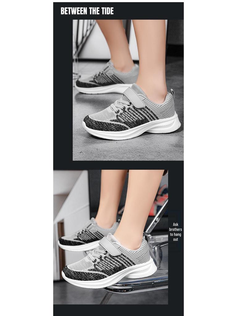 Dívčí prodyšné síťované běžecké boty - Kolekce Jaro/Podzim 2025: Lehká, Všestranná, Přeshraniční Sportovní Obuv