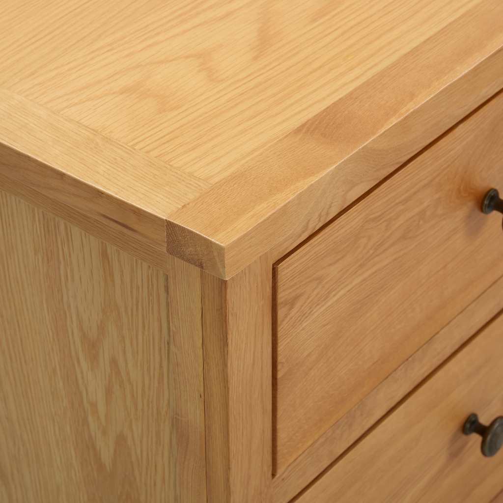 Chest of Drawers 105 x 33.5 x 73 cm Solid Oak