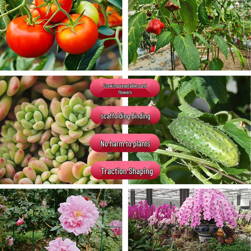 Coated Iron Garden Tie: Horticultural Wrap & Flower Support