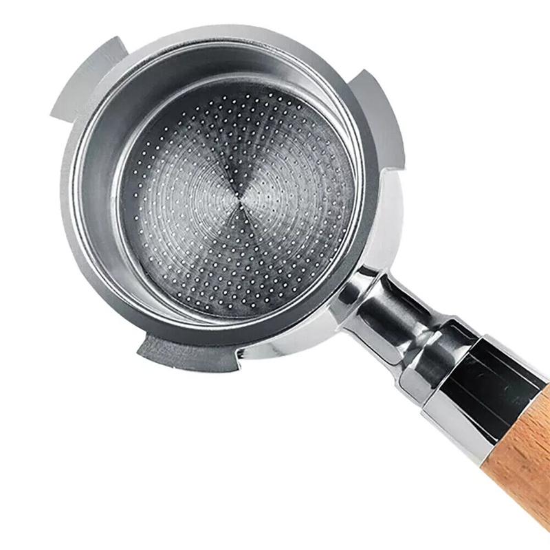 51mm bezedný portafiltr pro kávu s dřevěnou rukojetí pro DeLonghi Dedica EC680 EC685 náhradní filtrační košík příslušenství pro baristy