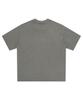 Syupeodeulai Logo Washed Short Sleeve T-Shirt Gray Sduiscq14Gry