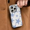 Blue pentagram art simple magnetic attraction advanced sense iPhone16 Apple 15promax film mobile phone case 17