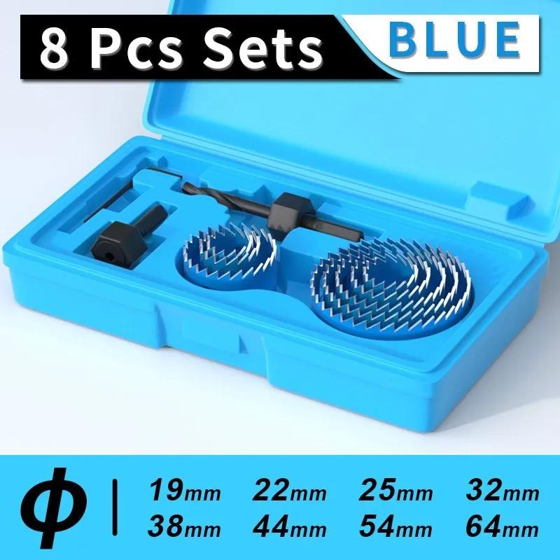 Hole Saw Set,Metal Core, 19-127mm Saw Cup Wood Crown, Drill Bit For Wood ,Woodworking Tools