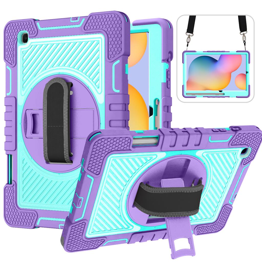 For Samsung Galaxy Tab A 8.0 SM-T290 T295 Case 360°Rotating Kickstand Shockproof Cover for Tab A 10.1 SM-T510 SM-T515