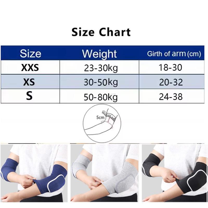 2Pcs Elbow Pad For Dancing Volleyball Yoga Women Kids Men Elbow Pads Support Fitness Protector Work Gear