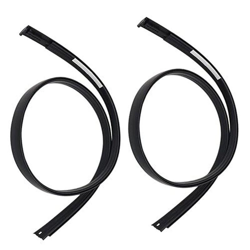 1Pair Roof Drip Side Finish Center Drainage Channel Sealing Strip For Toyota Prius V 2012-2017 75555-47050 75556-47050