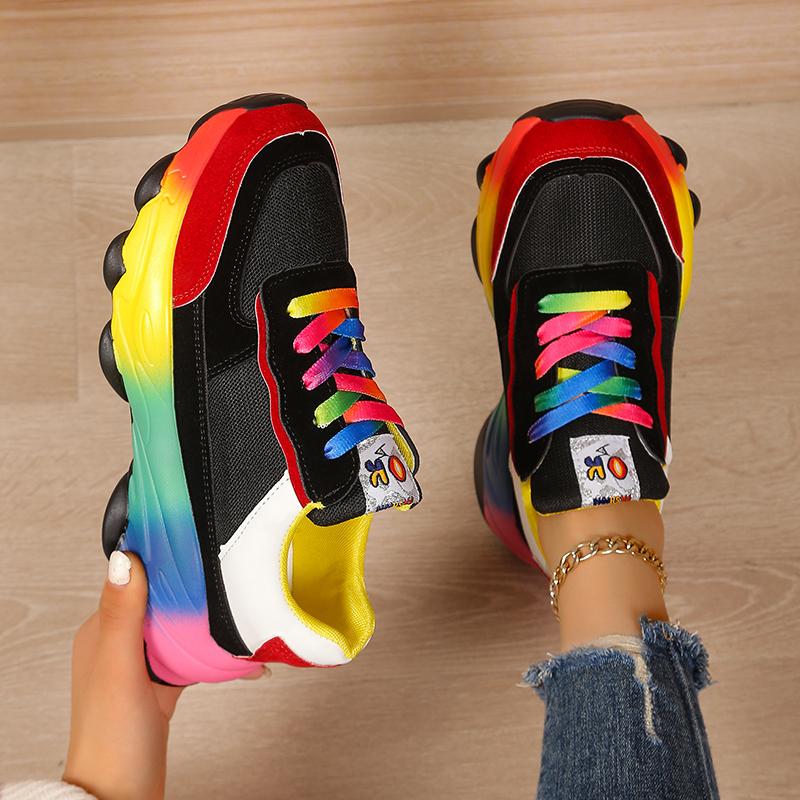 Women Sneakers 2025 Running Colorful Casual Running Shoes Women Outdoor Comfort Platform Sneakers Women Zapatos De Mujer