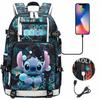 Lilo & Stitch Backpack for Teens Kids Students School Travel Casual Daypack