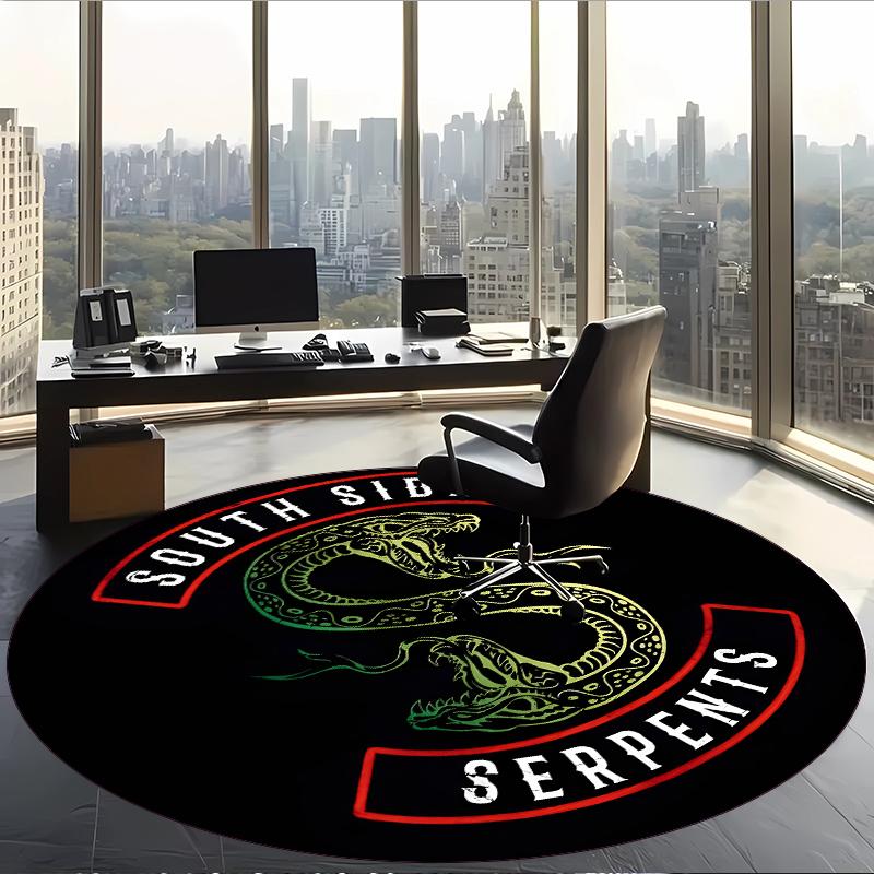Sons Of Anarchy (1) Round Office Rug Decorative Floor Rug for Office Bedroom Living Room and Home Space