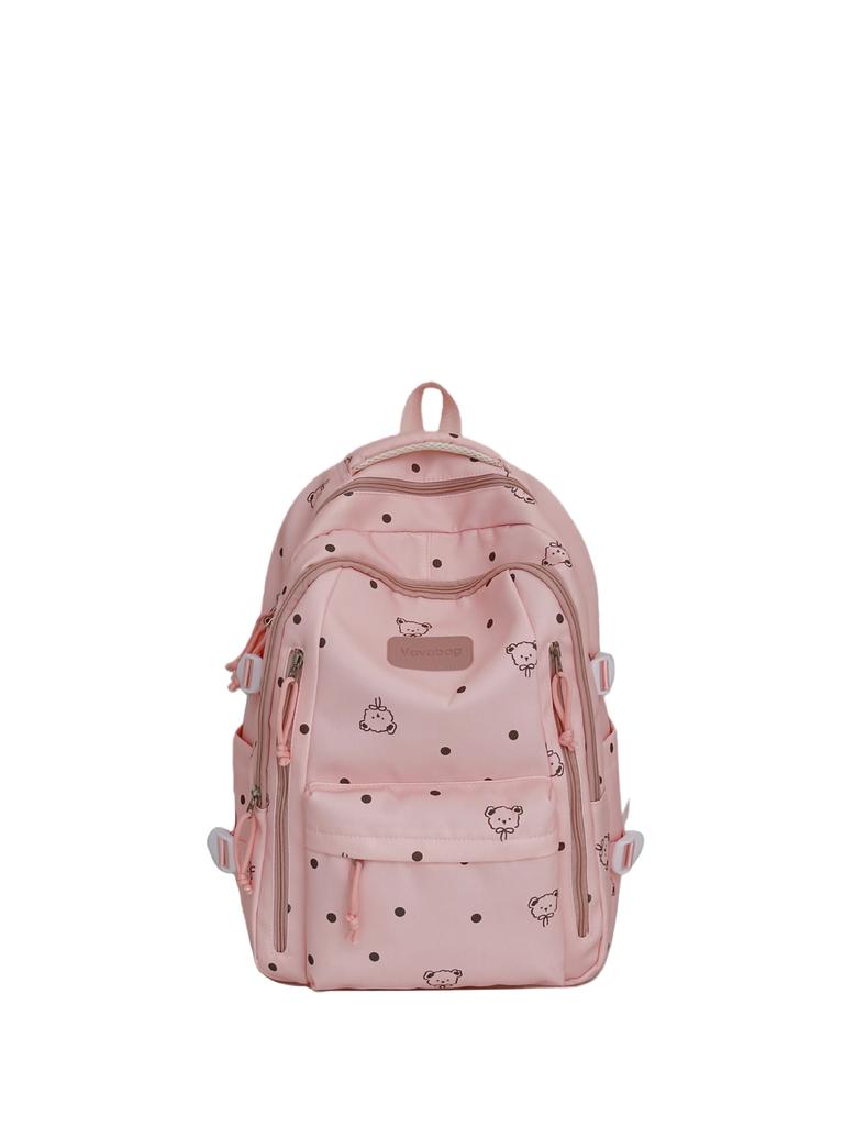 Schoolbag wholesale new middle and high school school bag backpack Japanese versatile casual fashion doll pendant large capacity backpack