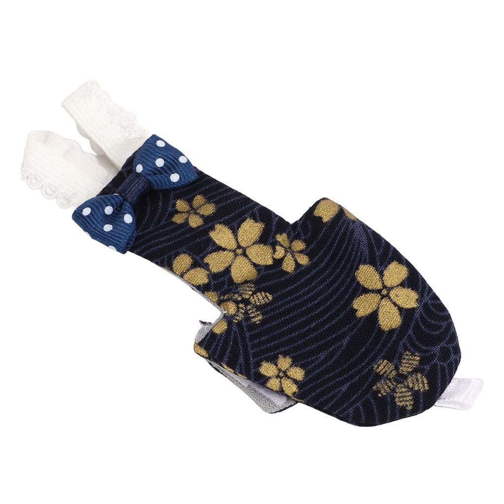 Bird Diaper Adjustable Golden Flower Pattern Pet Bird Nappies for Macaw Budgies Cockatiels Finches