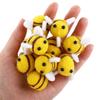 10 Sztuk Kawaii Filc Wełniany Pszczoła Zwierzę Filcowa Lalka Wełniana Wisiorek do Torebki Mikro Dekoracja Pszczółka Dekoracja Domu