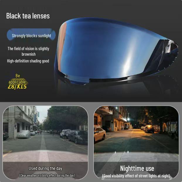 Universal X15 Visor for Z8, X15, X14, Z7 Helmets - Daily Use Windshield Accessory