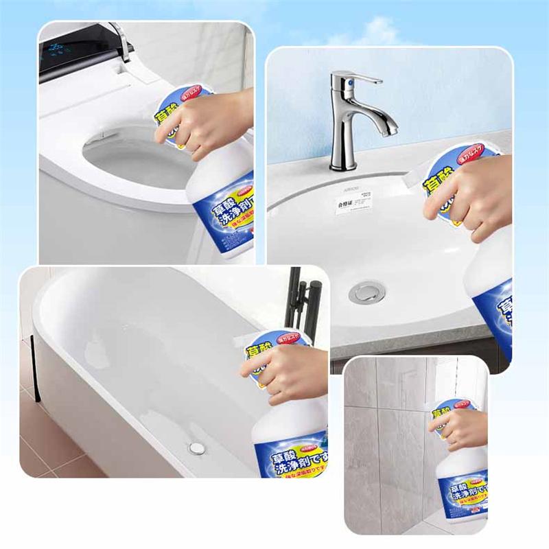 500ml High Concentration Oxalic Acid Cleaner Remover Tiles Toilet Ceramic Floor Stains Limescale Powerful Cleaning Liquid