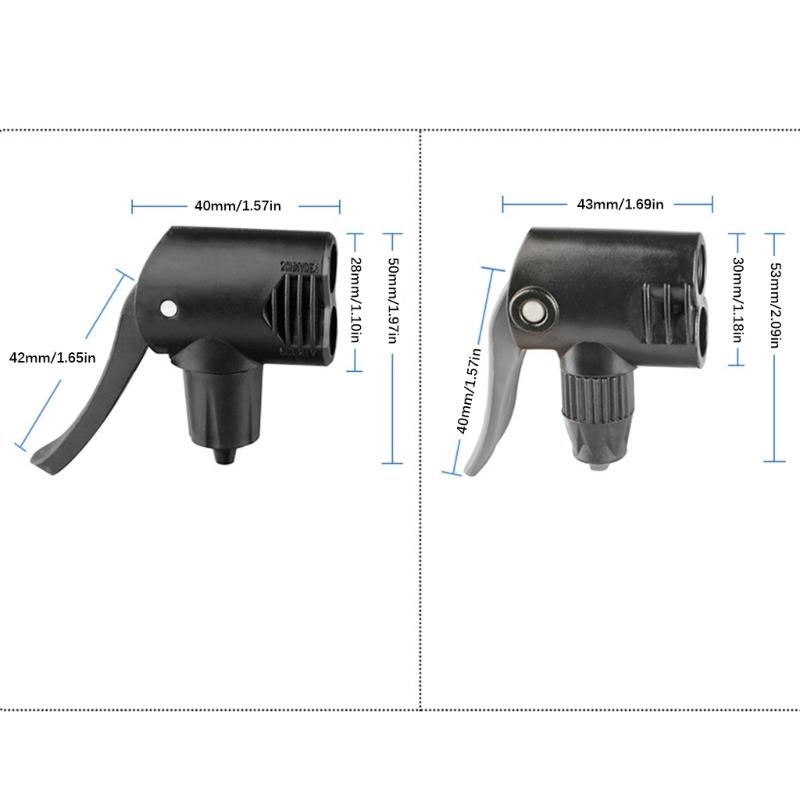 Multipurpose Air Pumps Nozzle Bicycles Pumps Nozzle Hose Adapter for Sports Equipment Road Bike Pumps Replacement