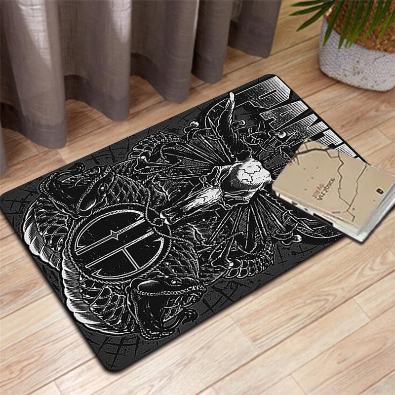 Pantera Band Theme Digital Print Rug Floor Mat for Living Room or Bedroom Soft and Comfortable Carpet a Gift for Birthday and Holiday.