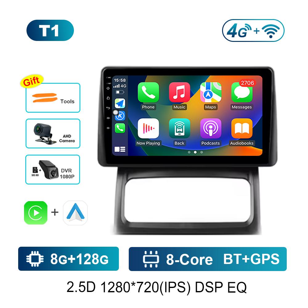 Car Video Multimedia Player DSP Stereo 9 Inch for Renault Clio 2 BB CB 2001 - 2012 Android System GPS Navi WiFi IPS Screen 4G BT