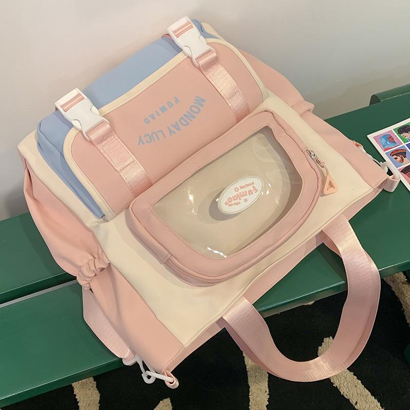 Schoolbag Children Elementary School Girl Junior High School Student Cartoon High Value Ins Pain Bag Backpack
